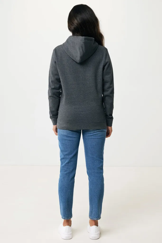 IQONIQ Torres ungefärbter Hoodie aus recycelter Baumwolle, heather anthracite – Bild 8
