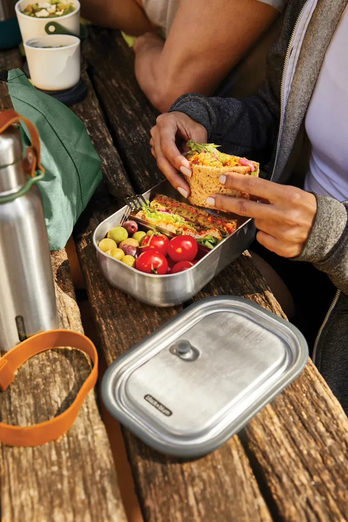 Black+Blum Stainless Steel Lunch Box groß, orange – Bild 6