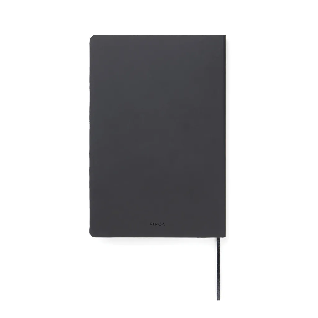 VINGA Baltimore RCS PU Softcover Notizbuch, schwarz – Bild 2