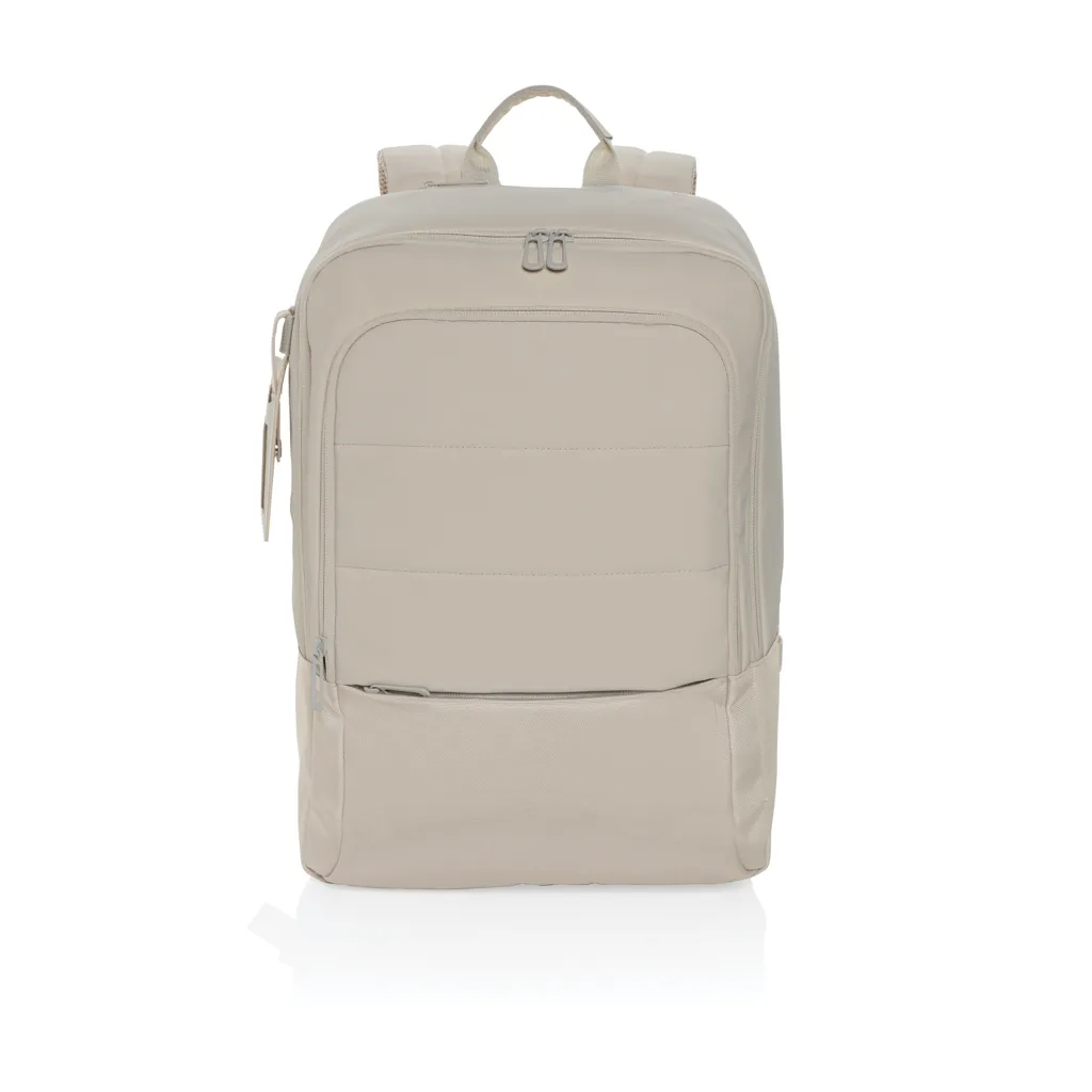Armond AWARE™ RPET 15.6" Deluxe Laptop-Rucksack, beige – Bild 2