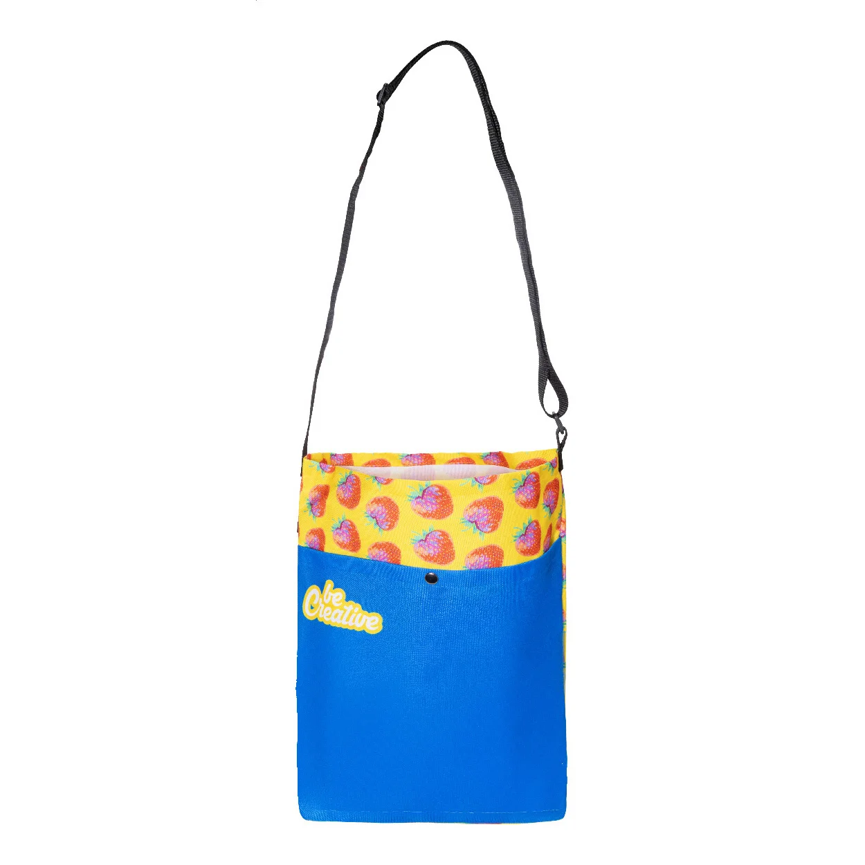 individuelle Umhängetasche RPET SuboBag Shoulder, schwarz – Bild 5