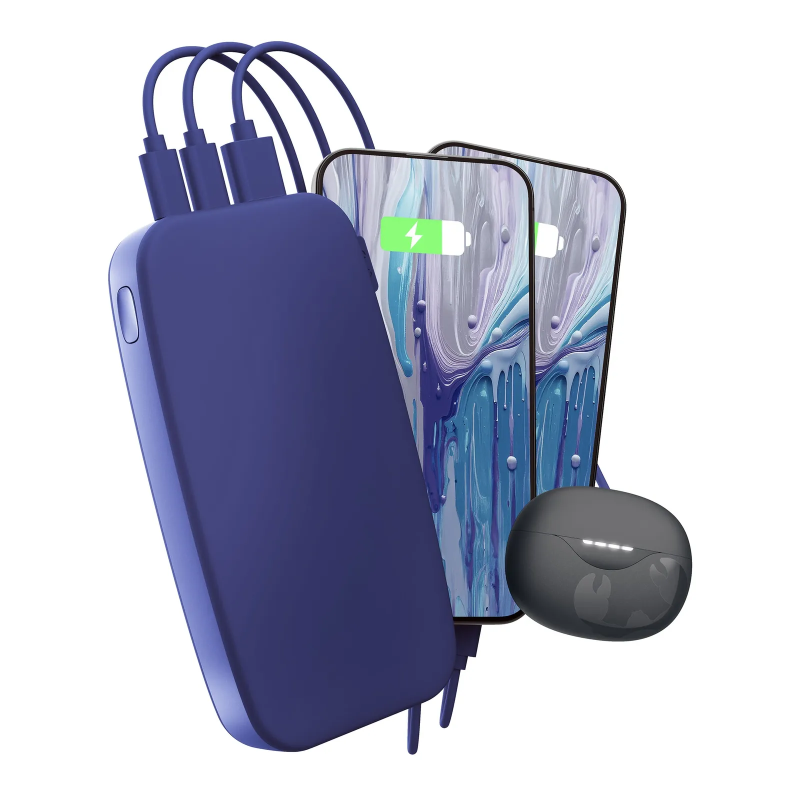 Fresh 'n Rebel Powerbank 24000 mAh USB-C, Reinblau – Bild 6
