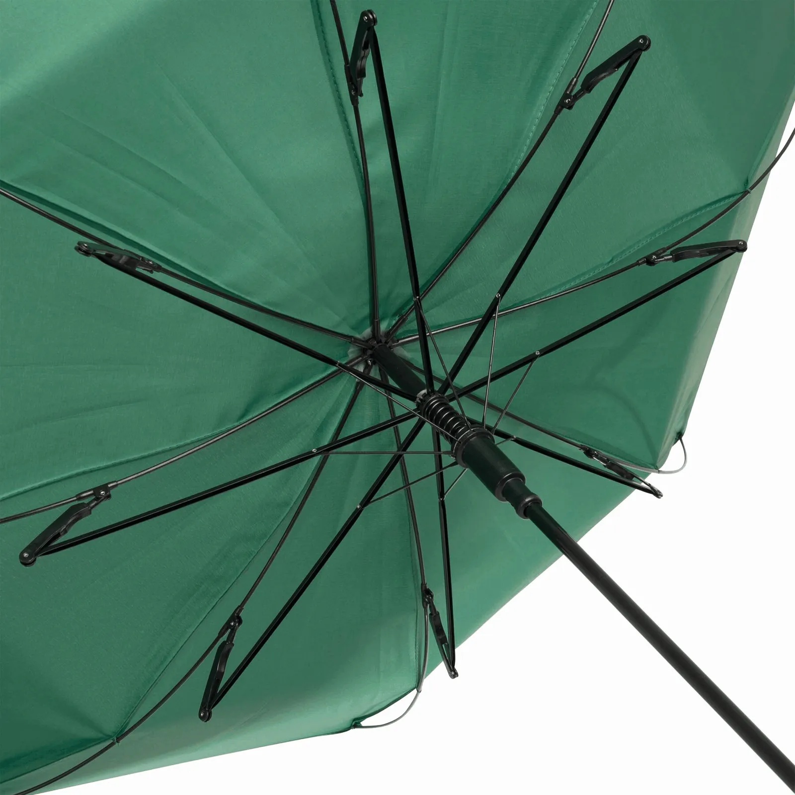 WIND Umbrella, Windproof-Stockschirm, dunkelgrün – Bild 7