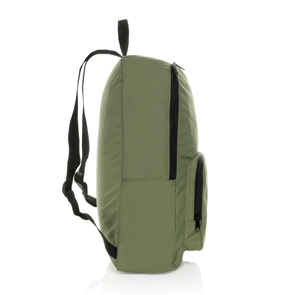 Dillon AWARE™ RPET faltbarer klassischer Rucksack, grün – Bild 3