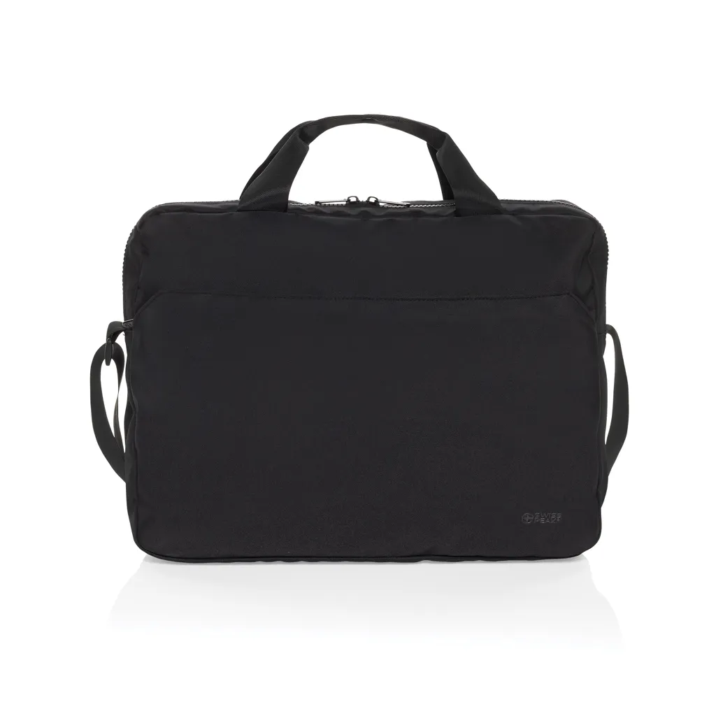 Swiss Peak Aware™ RPET Essential 15.6" Laptop Tasche, schwarz – Bild 2