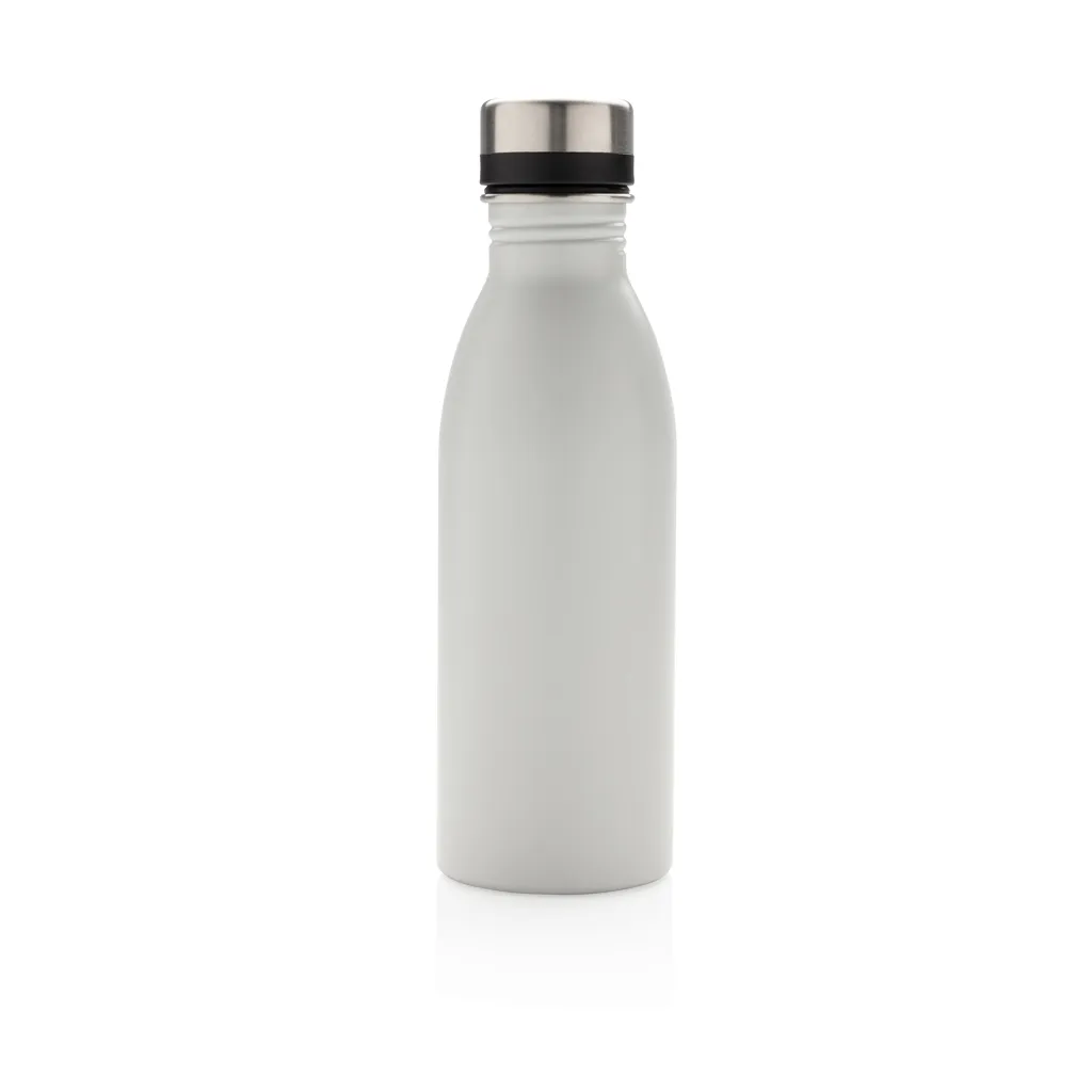 Deluxe Wasserflasche aus RCS recyceltem Stainless-Steel, weiß – Bild 2