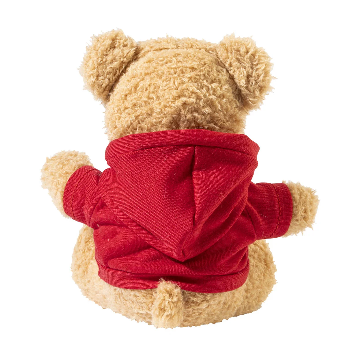 Plüsch-Teddybär Hobear mit Hoodie, rot – Bild 3
