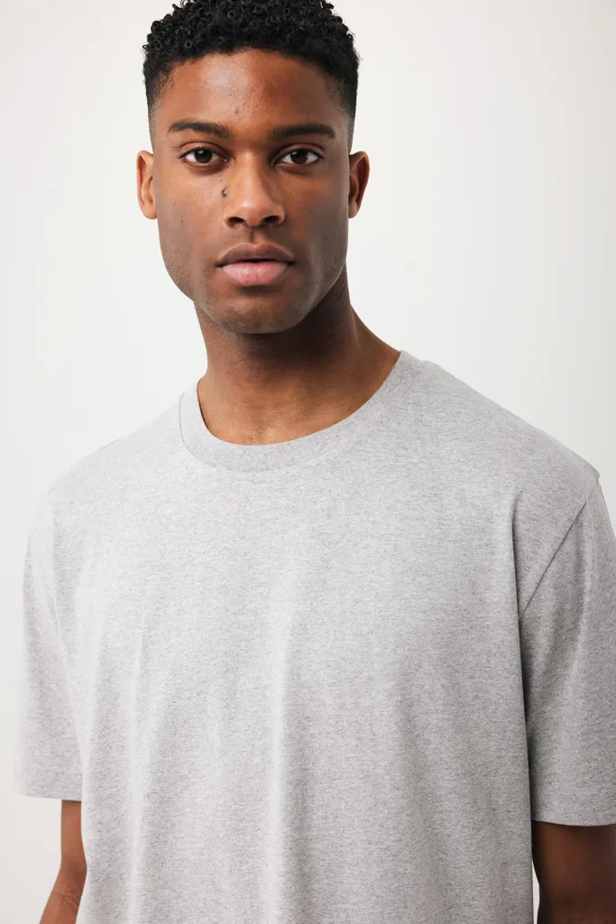 IQONIQ Teide T-Shirt aus recycelter Baumwolle, heather grey – Bild 7