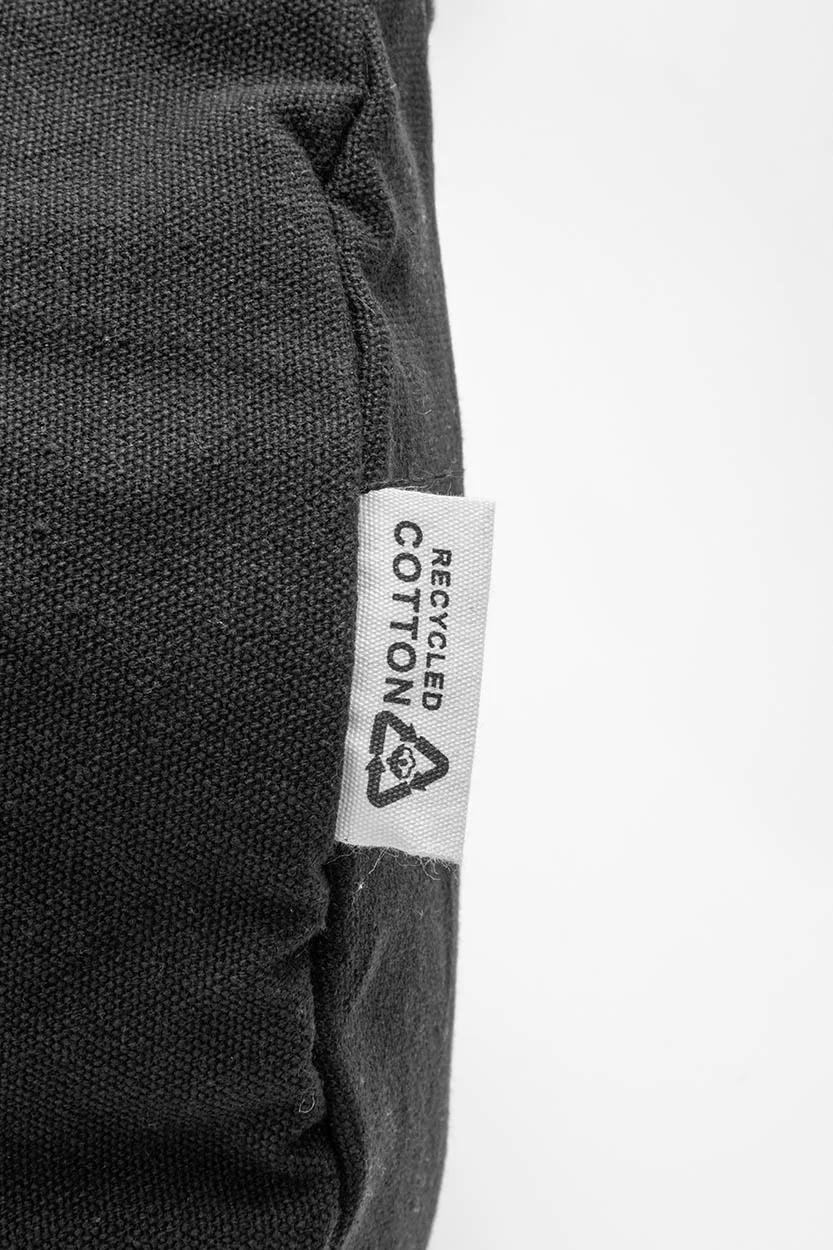 Sporttasche Rekan Duff aus recyceltem Canvas, schwarz – Bild 4