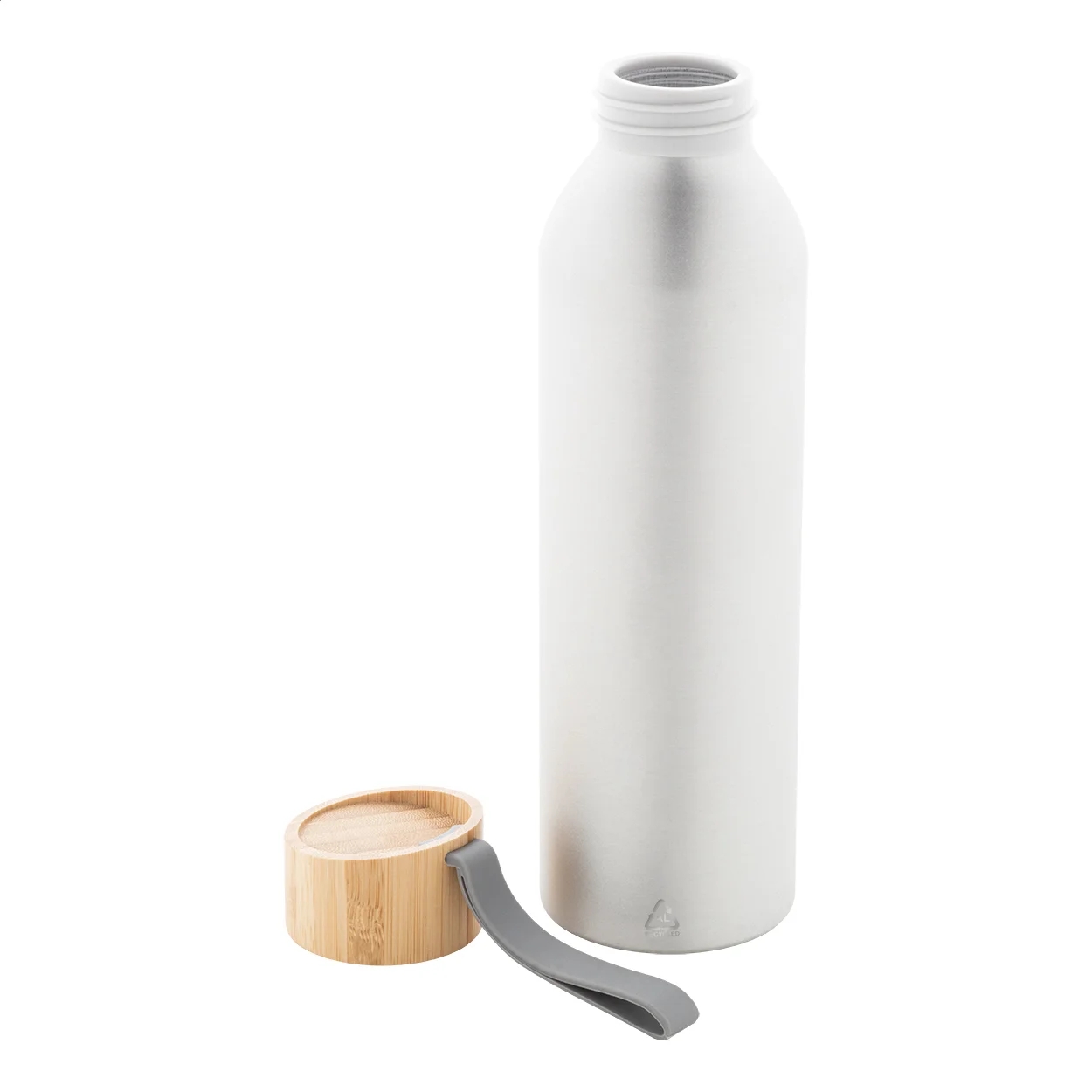 Flasche Ralusip Plus aus recyceltem Aluminium, silber – Bild 5