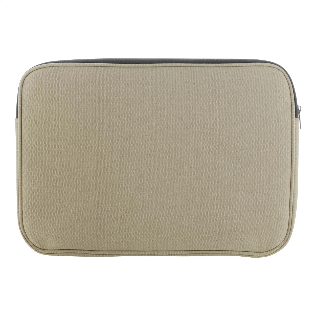 Recycelten Canvas Laptoptasche Rebyss Comp, beige – Bild 3