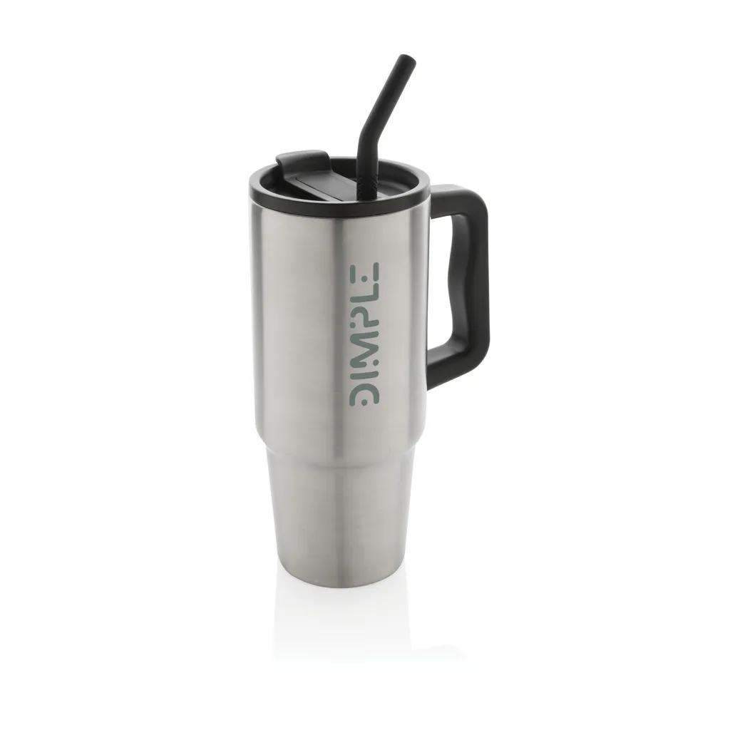 Embrace Deluxe Becher aus RCS recyceltem Edelstahl 900ml, silber – Bild 4