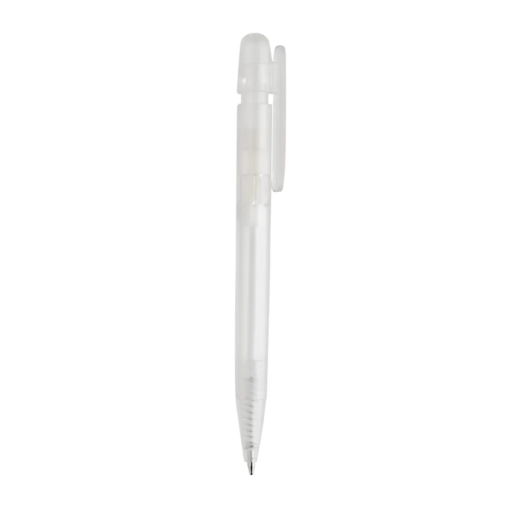 Devin transparenter Stift aus GRS zertifiziertem rABS, weiß – Bild 2