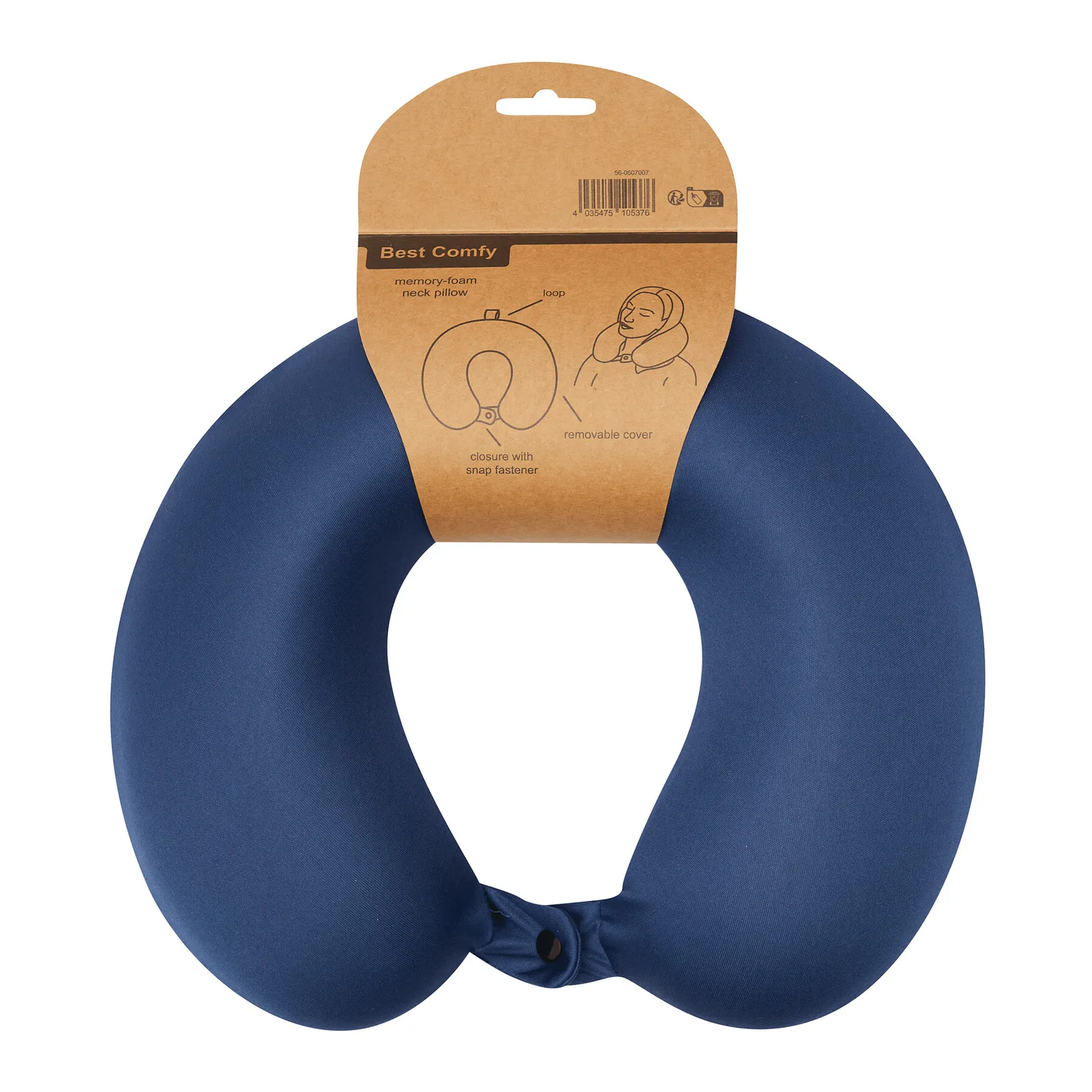 BEST COMFY - Nackenkissen, marineblau – Bild 4