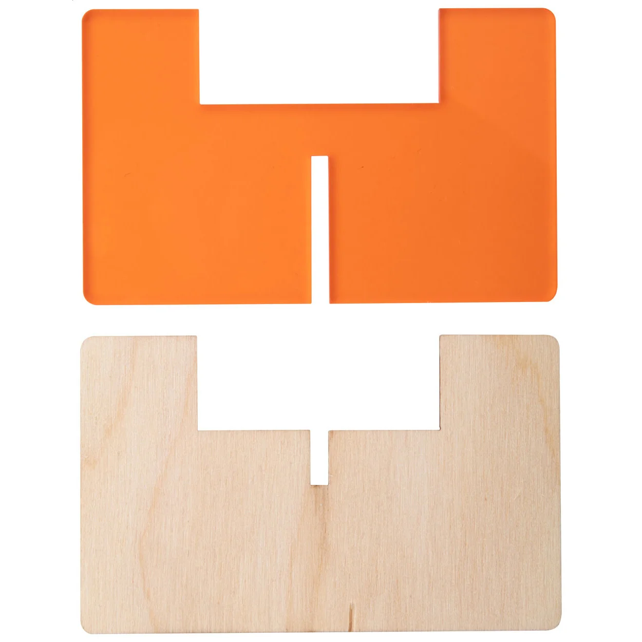 Teelichthalter Candix, orange/transparent – Bild 2