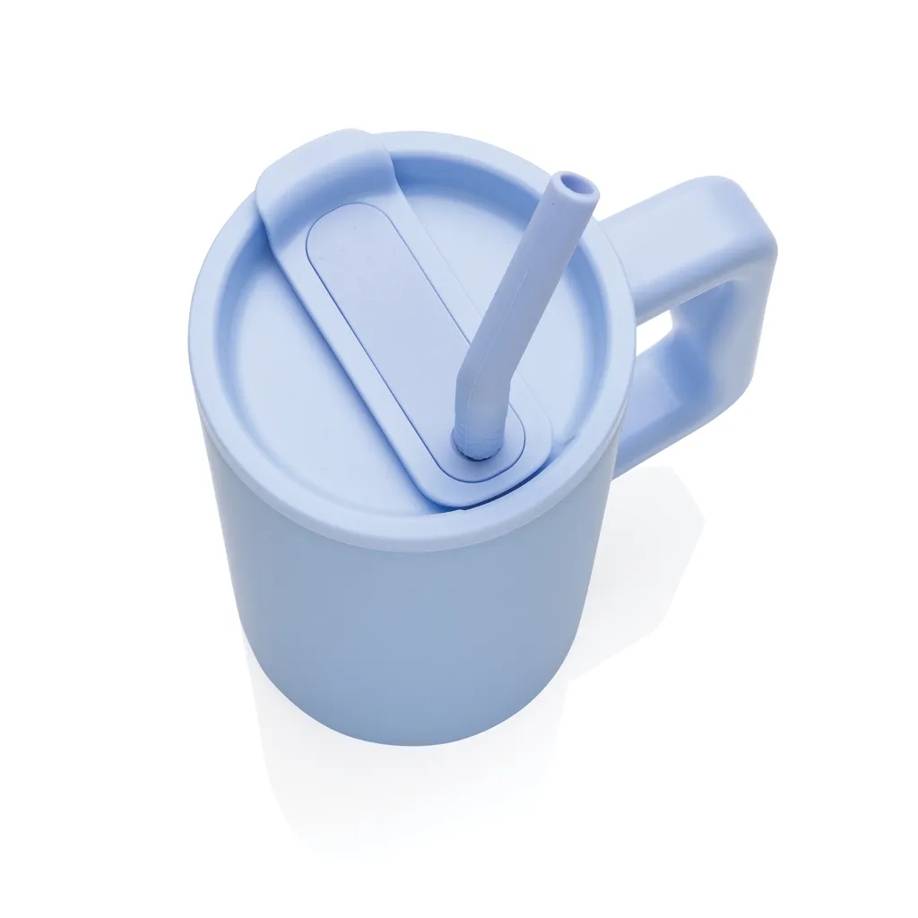 Cube Becher aus RCS recyceltem Stahl 800ml, hellblau – Bild 6