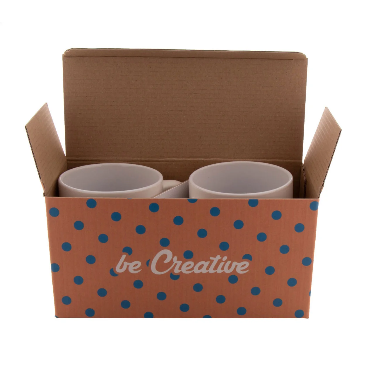 Individuelle Doppel-Tassenbox CreaBox Mug Double, weiß – Bild 10