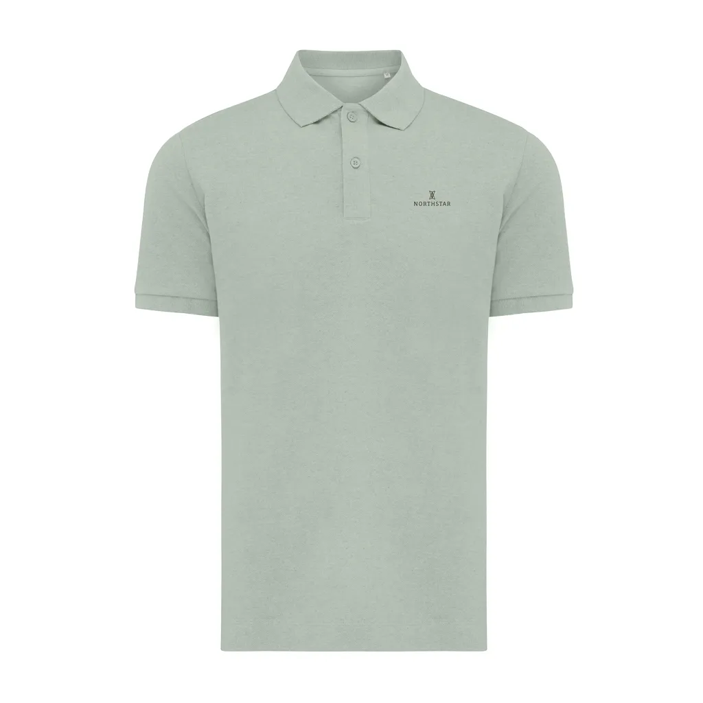 IQONIQ Yosemite Piqué-Poloshirt aus recycelter Baumwolle, Iceberg green – Bild 3
