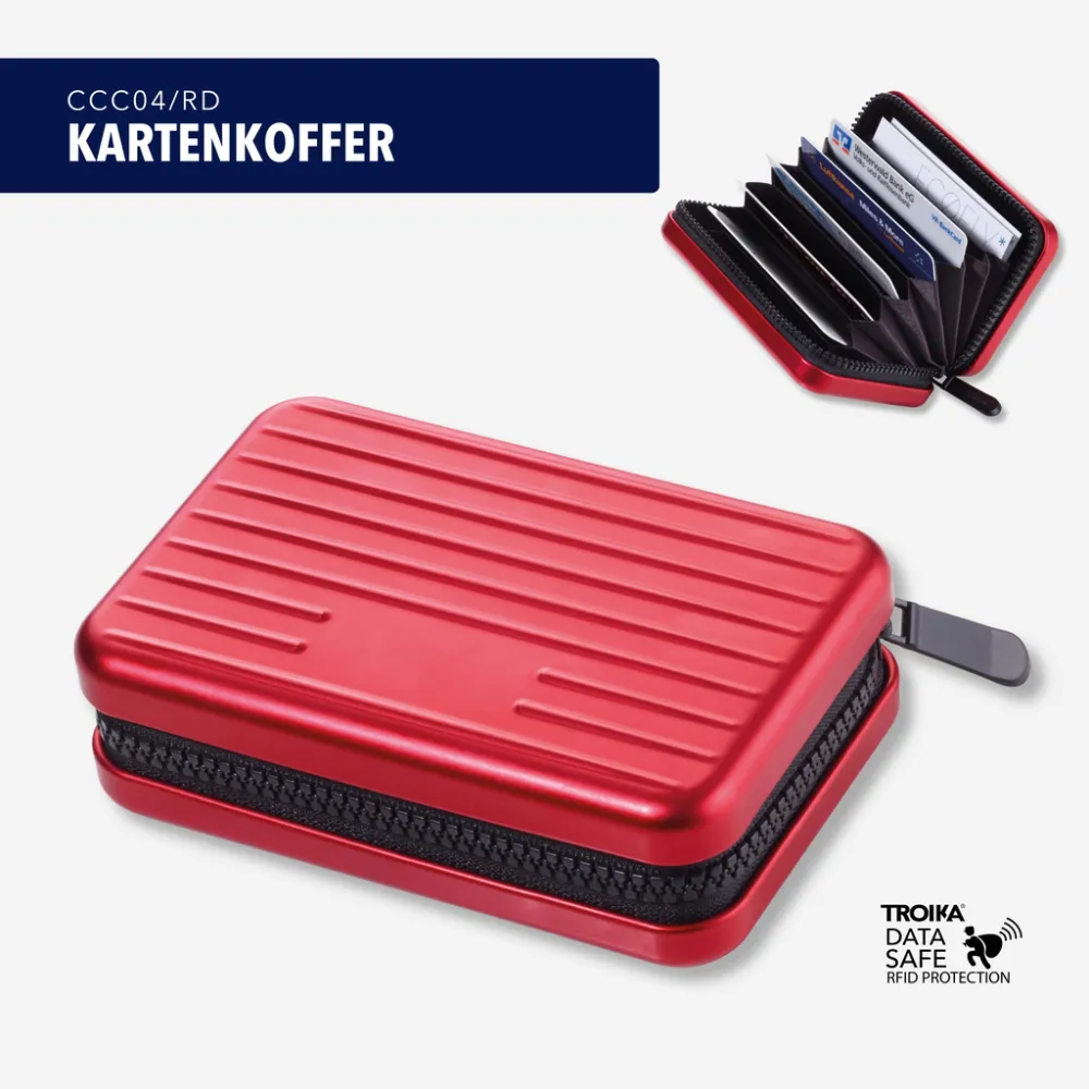 Kreditkartenetui KARTENKOFFER rot, rot – Bild 3