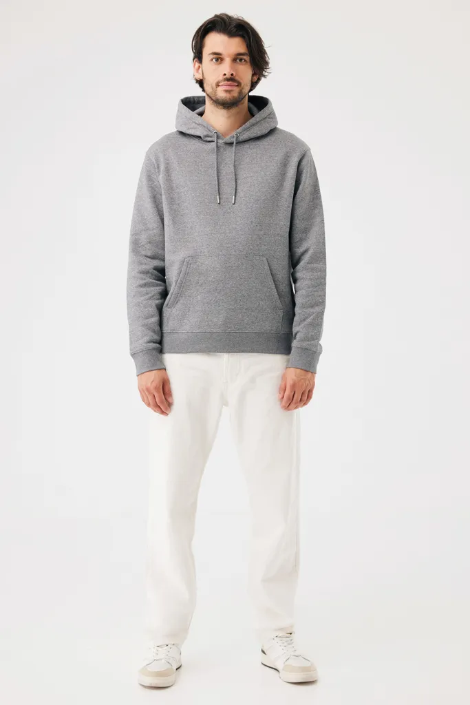 IQONIQ Joshua Hoodie aus recycelter Baumwolle, light heather anthracite – Bild 6