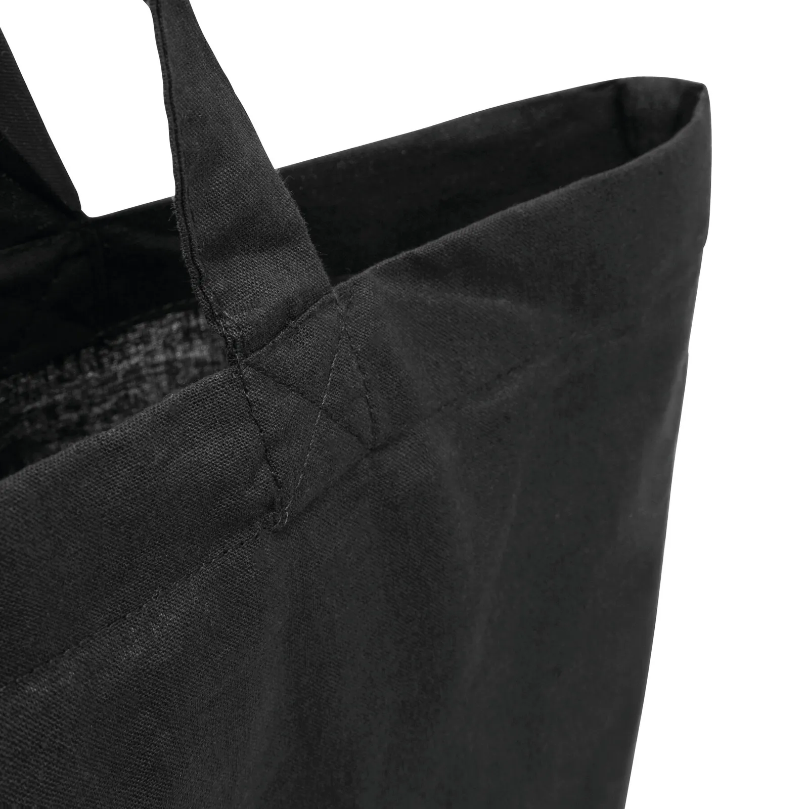 PURE - Baumwolltasche, schwarz – Bild 3