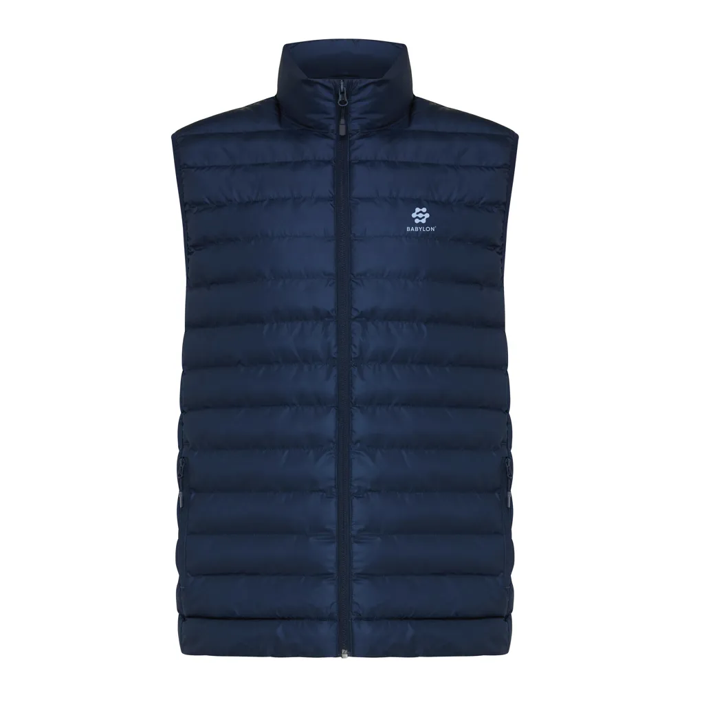 IQONIQ Meru Herren Bodywarmer aus recyceltem Polyester, navy blau – Bild 3