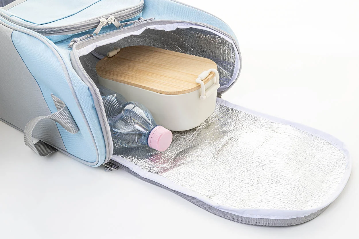 RPET-Kühltasche Inuit, hellblau – Bild 4