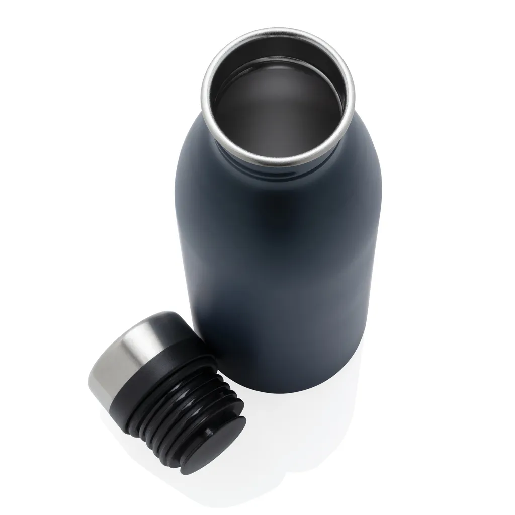 Deluxe Wasserflasche aus RCS recyceltem Stainless-Steel, navy blau – Bild 3