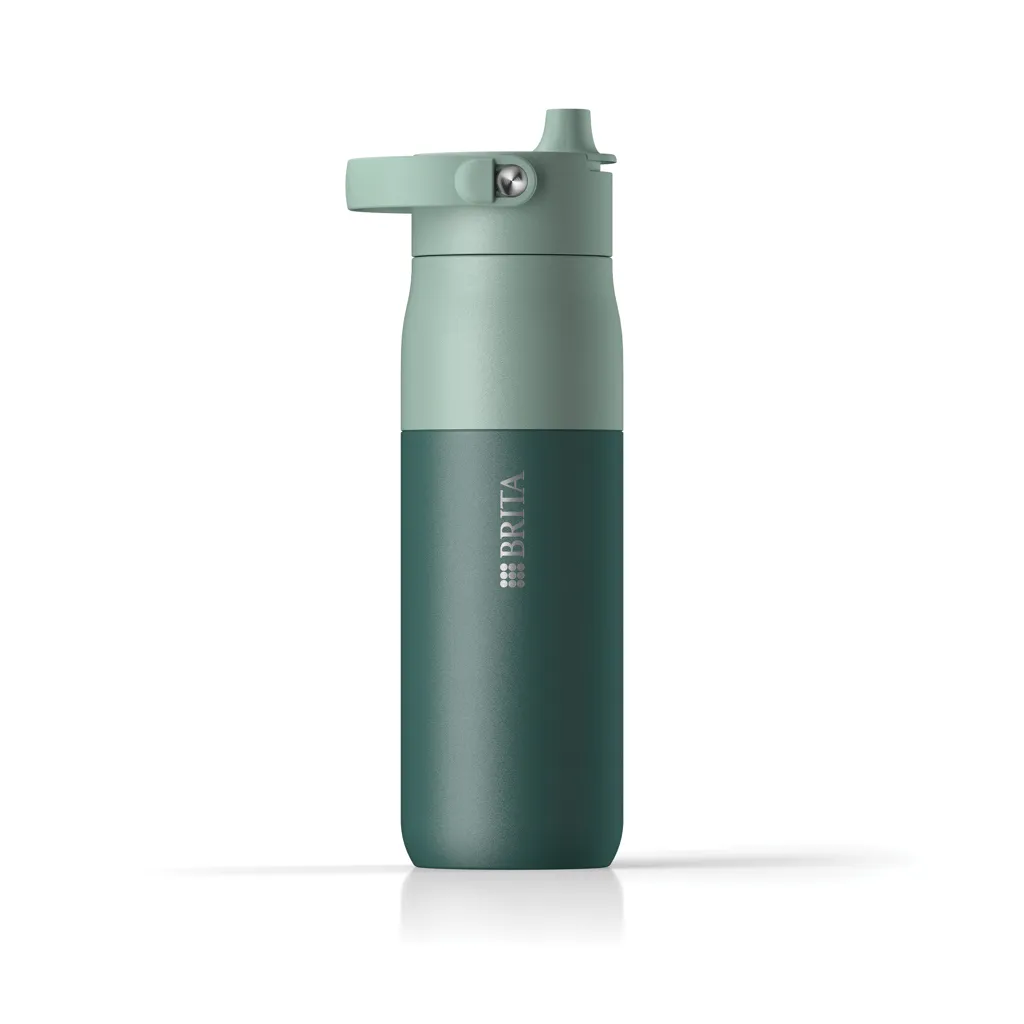 BRITA LARQ Essential Wasserflasche 680ml, grün – Bild 4