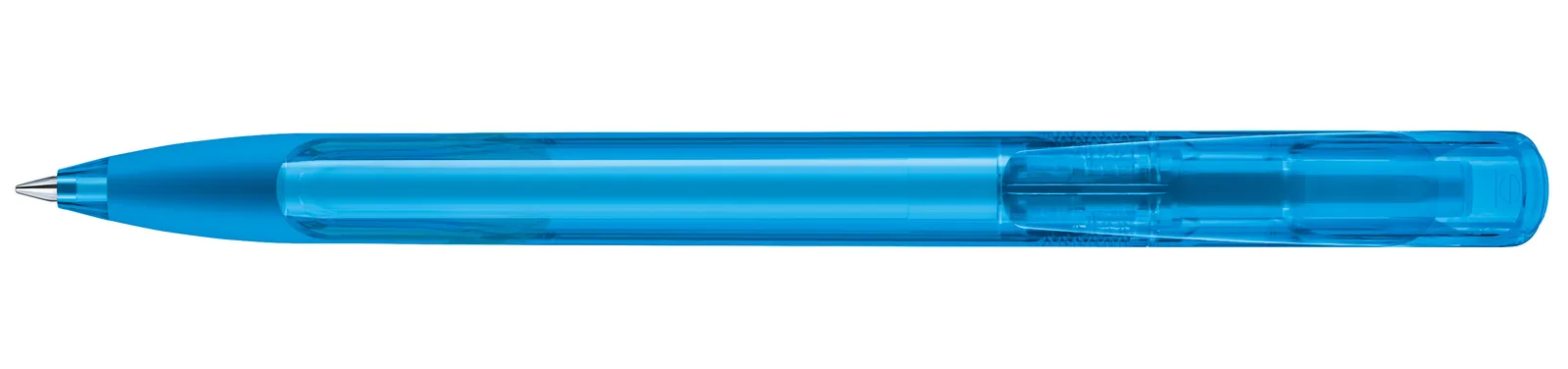 Challenger Clear SG Druckkugelschreiber, Cyan – Bild 3
