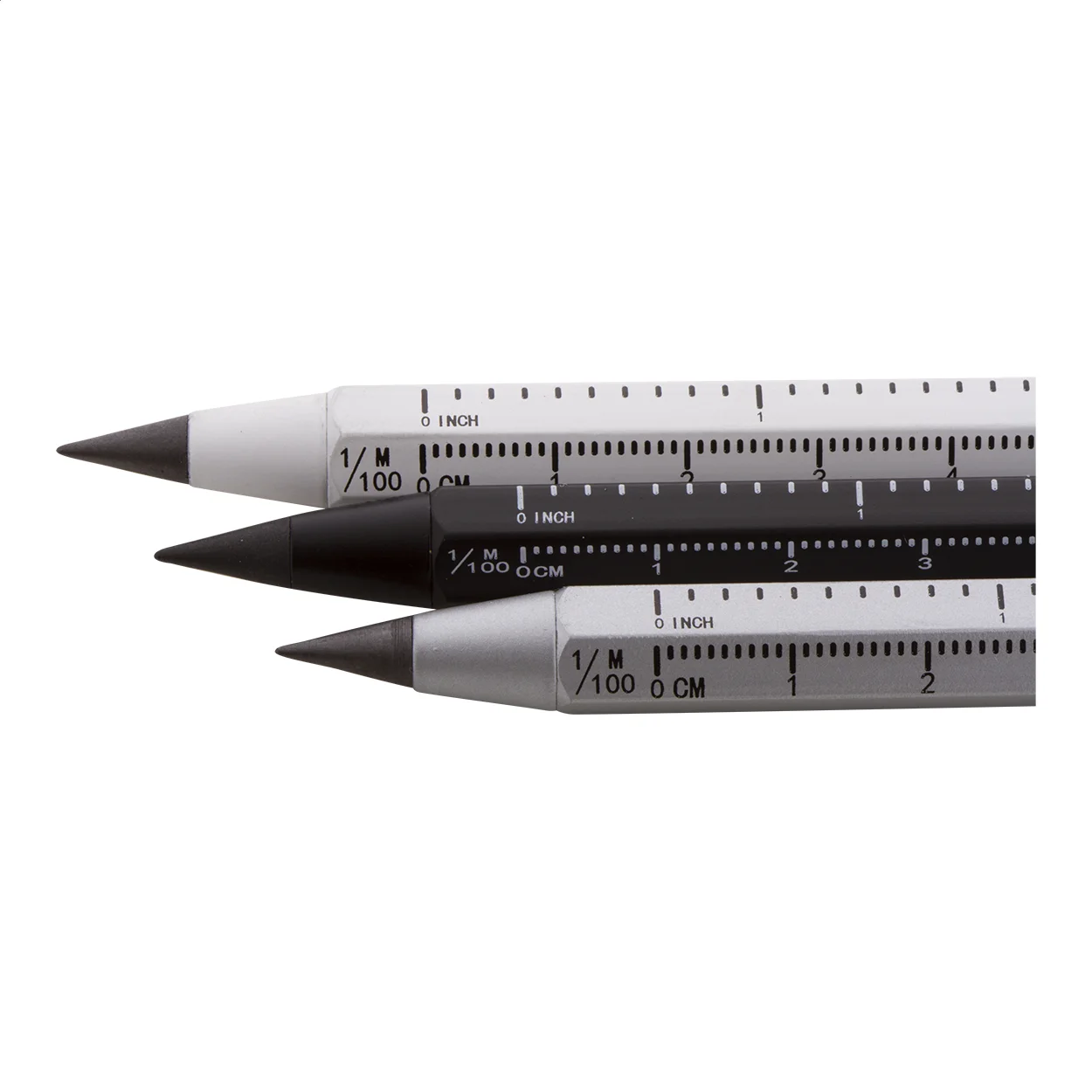 Tintenloser Stift mit Lineal Ruloid, schwarz – Bild 7