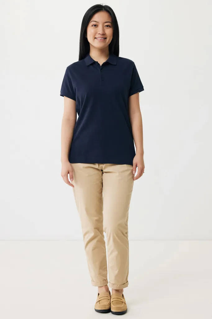 IQONIQ Yosemite Damen Piqué-Poloshirt aus rec. Baumwolle, navy blau – Bild 4