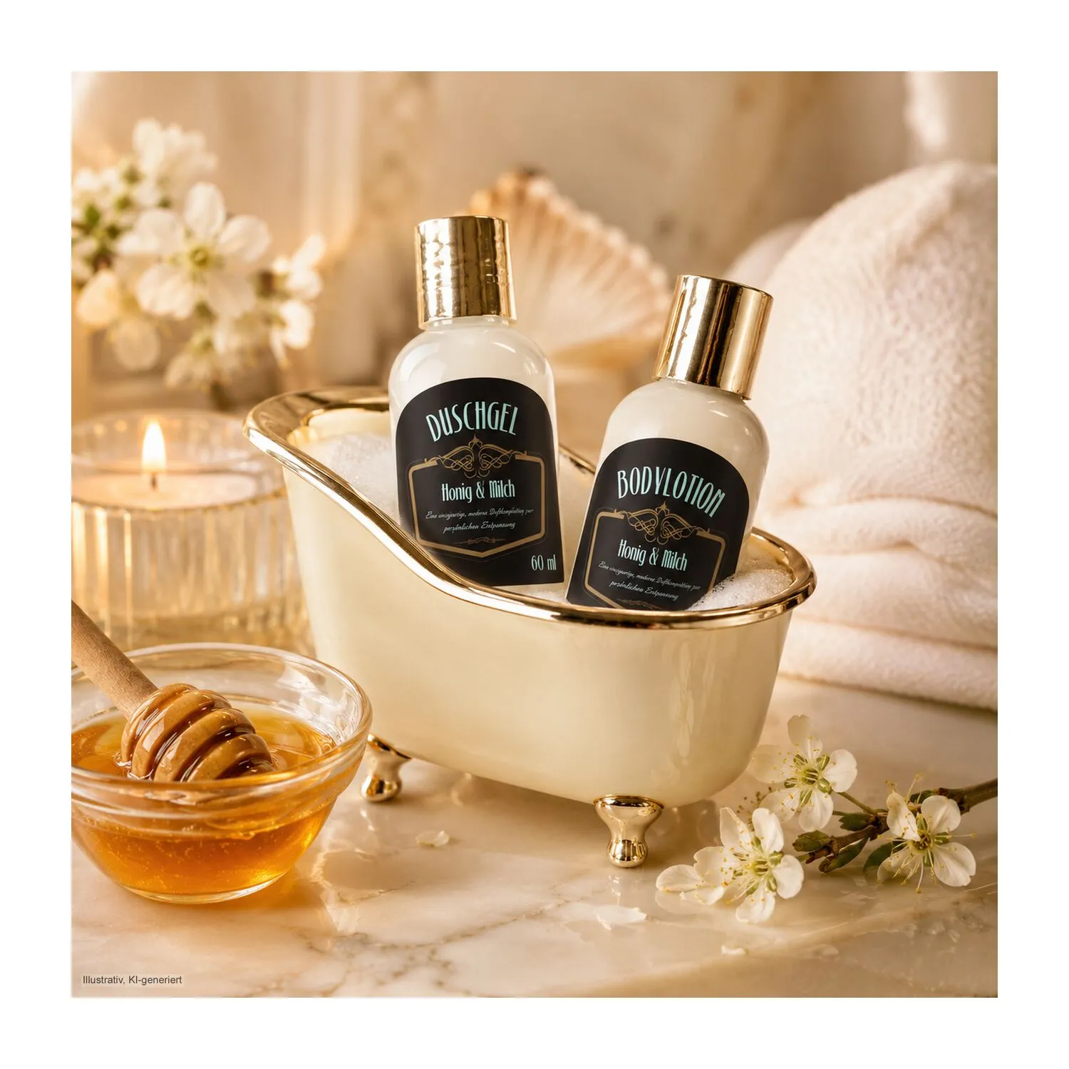 Wellness-Geschenkset: Mini Spa, weiß – Bild 3