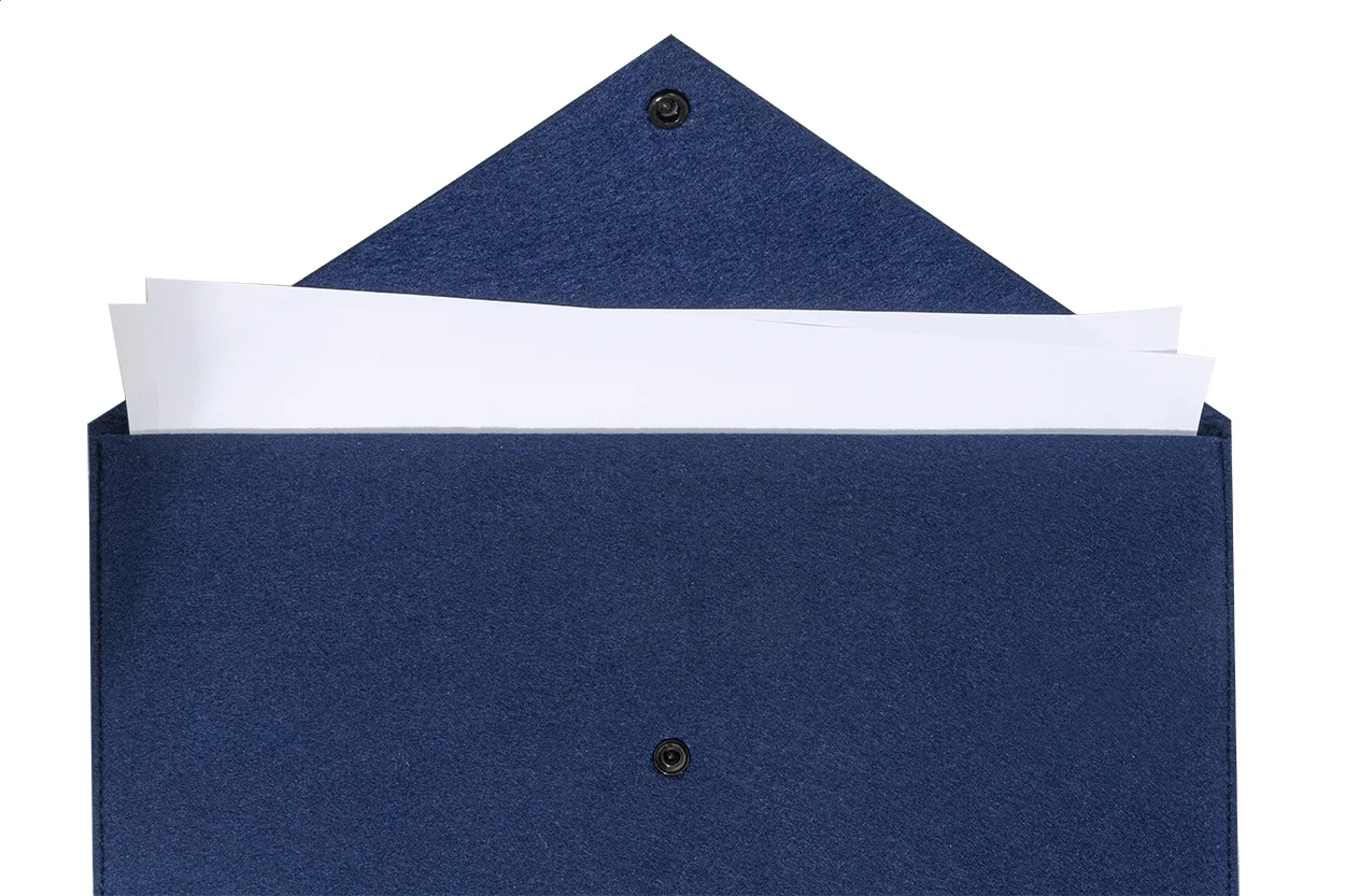 Dokumententasche RPET Refelt Slim, dunkelblau – Bild 2