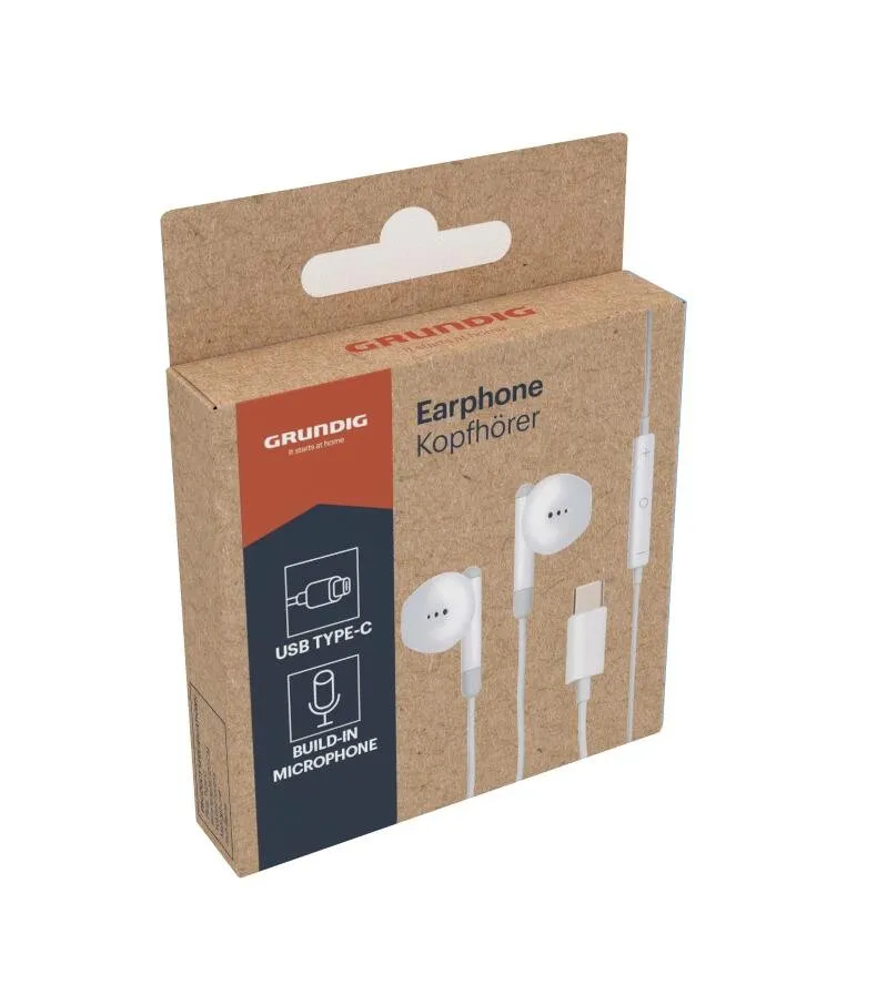 GRUNDIG In-Ear-Ohrhörer USB-C mit Mikrofon
