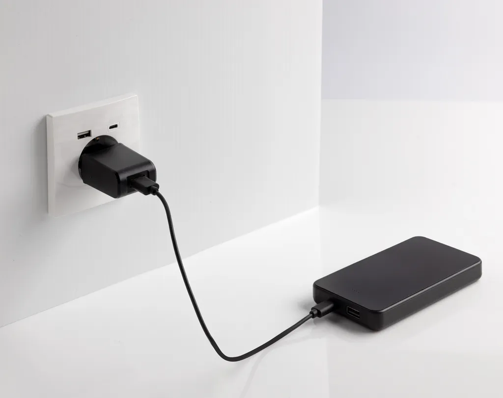 Boostcore 10.000mAh Powerbank aus RCS rec. Kunststoff, schwarz – Bild 3