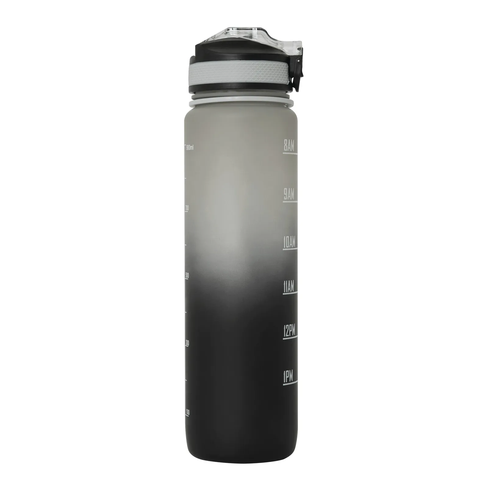 HYDRO LEVEL - Sport-Trinkflasche, grau, schwarz – Bild 9