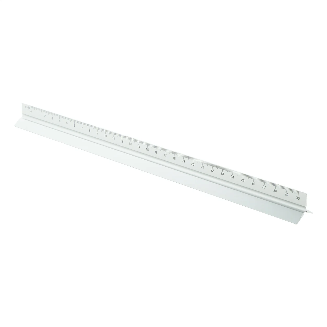 Dreieckiges Scalimeterlienal Trillin, silber – Bild 3