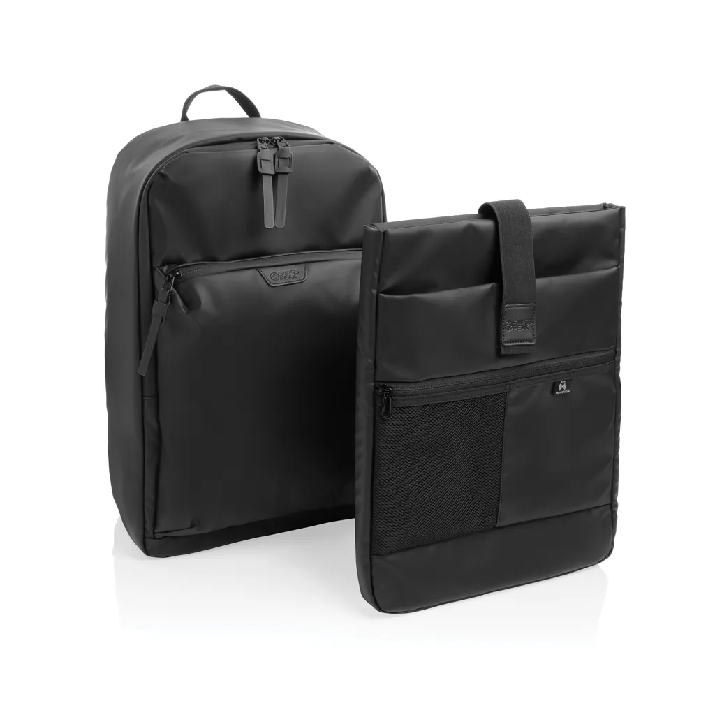 Swiss Peak OSLO RCS Everyday 15,6" Laptop-Rucksack, schwarz – Bild 7