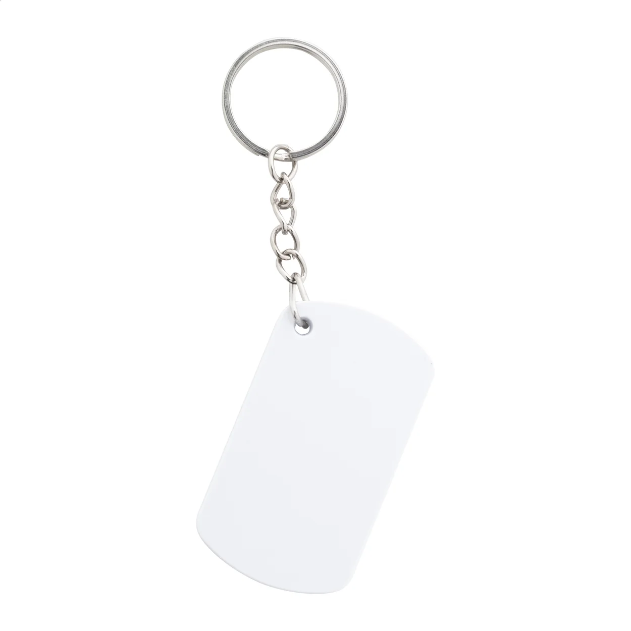Schlüsselanhänger Parcelo mit Papiermesser, weiß – Bild 4