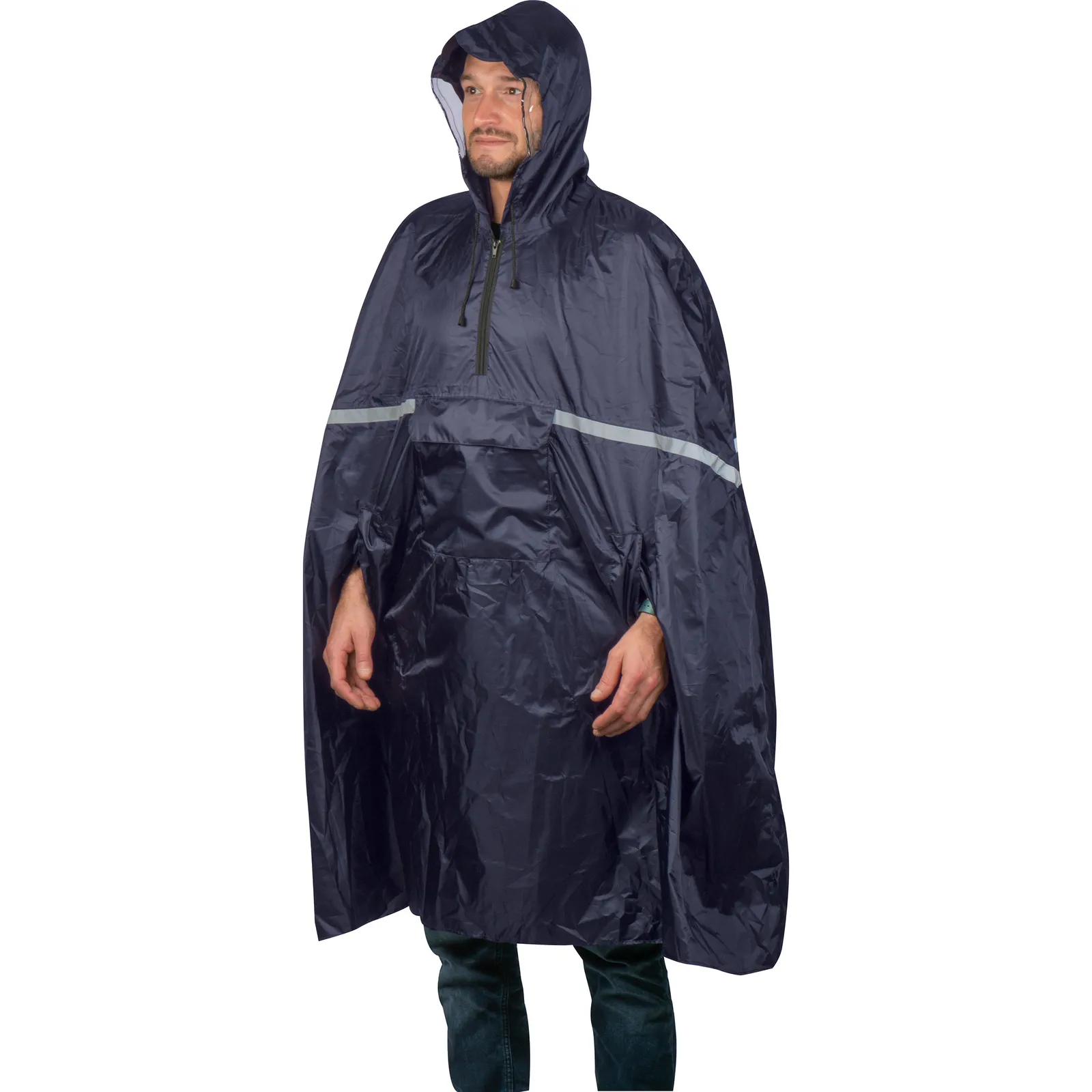 Regenponcho Monte Carlo, dunkelblau – Bild 3