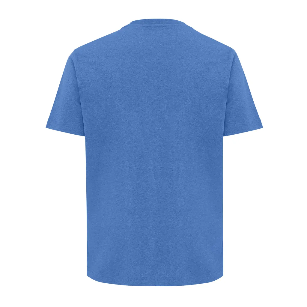 IQONIQ Teide T-Shirt aus recycelter Baumwolle, heather blue – Bild 2