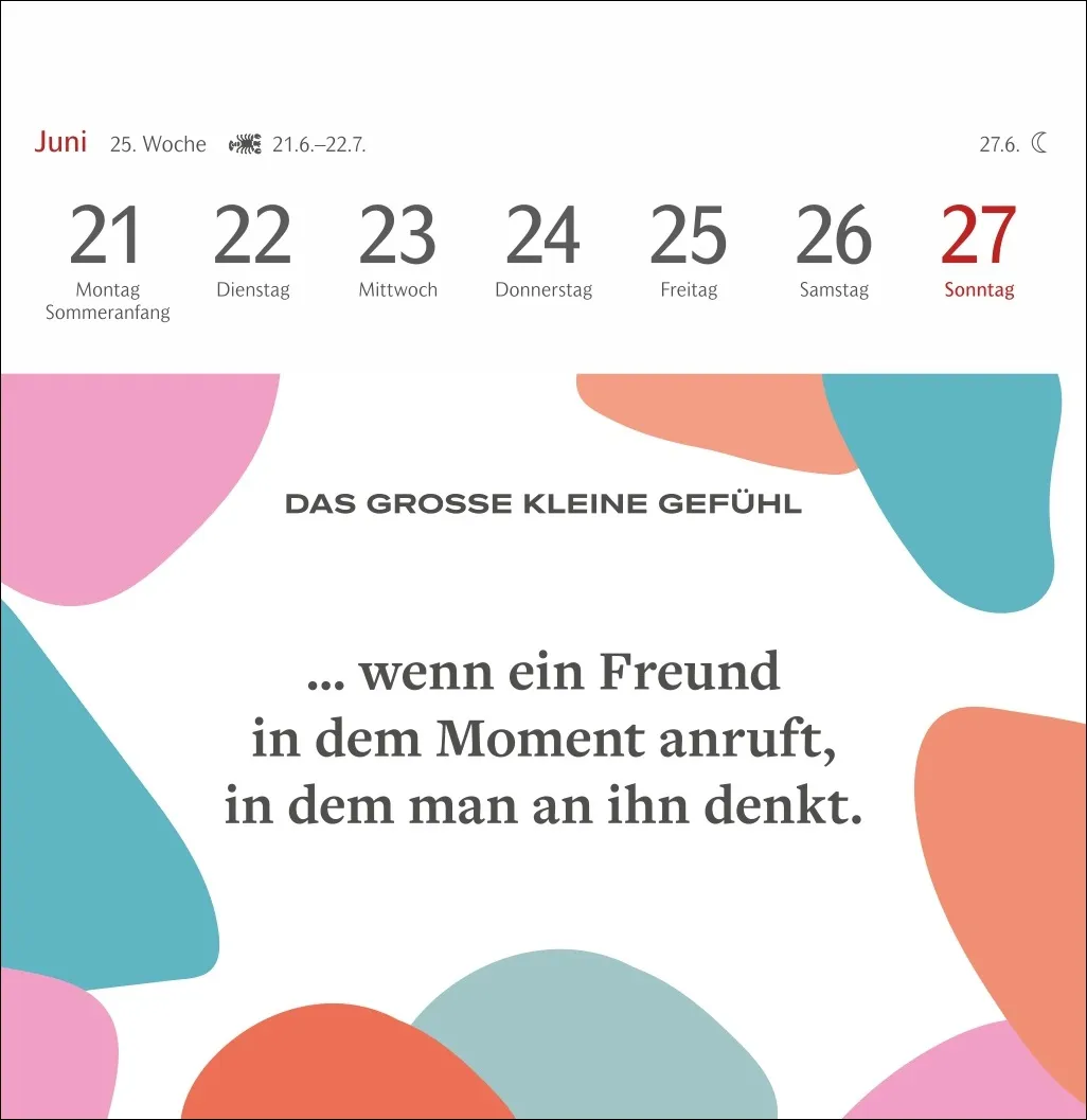 Das große kleine Gefühl Premium-Postkartenkalender 2027 – Bild 13