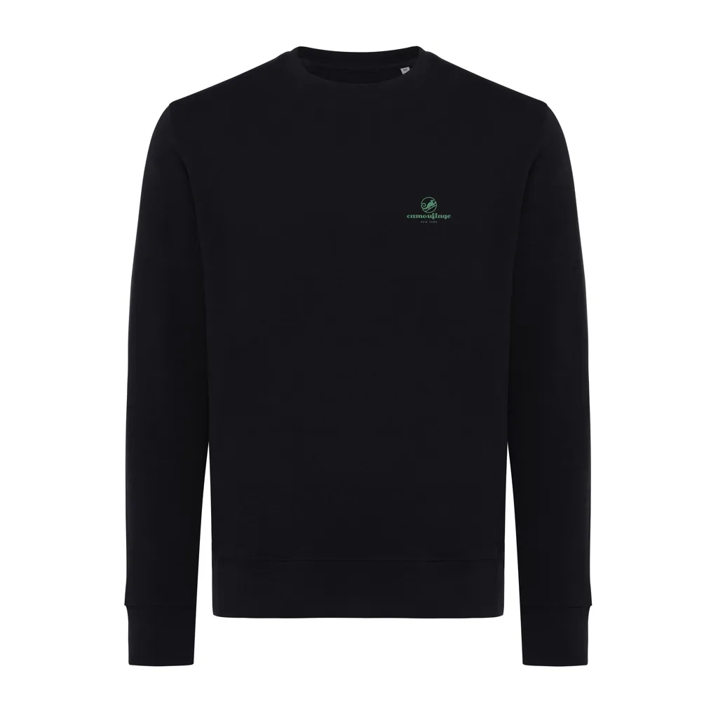 IQONIQ Etosha Lightweight Sweater aus recycelter Baumwolle, schwarz – Bild 3