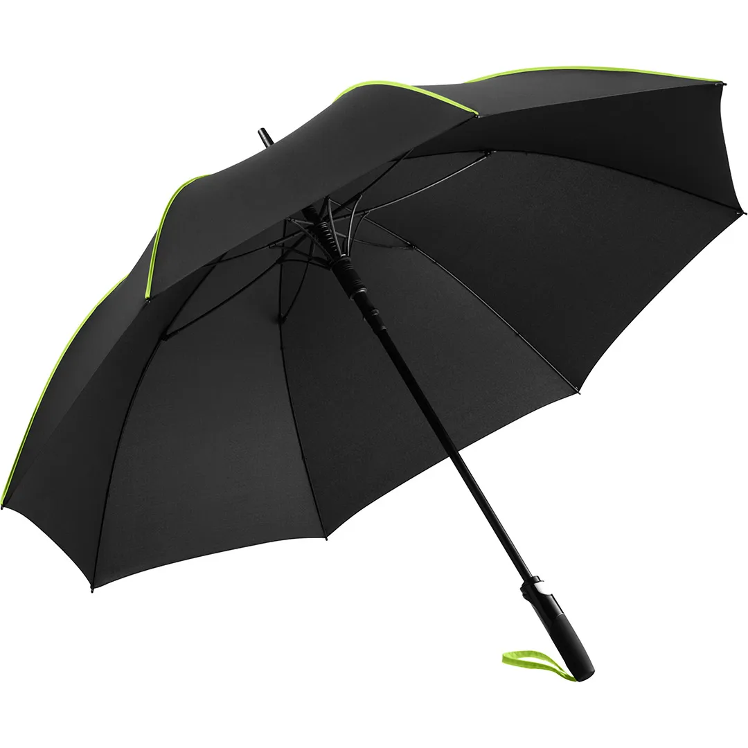 AC-Midsize-Stockschirm FARE® Seam, schwarz-limette – Bild 3