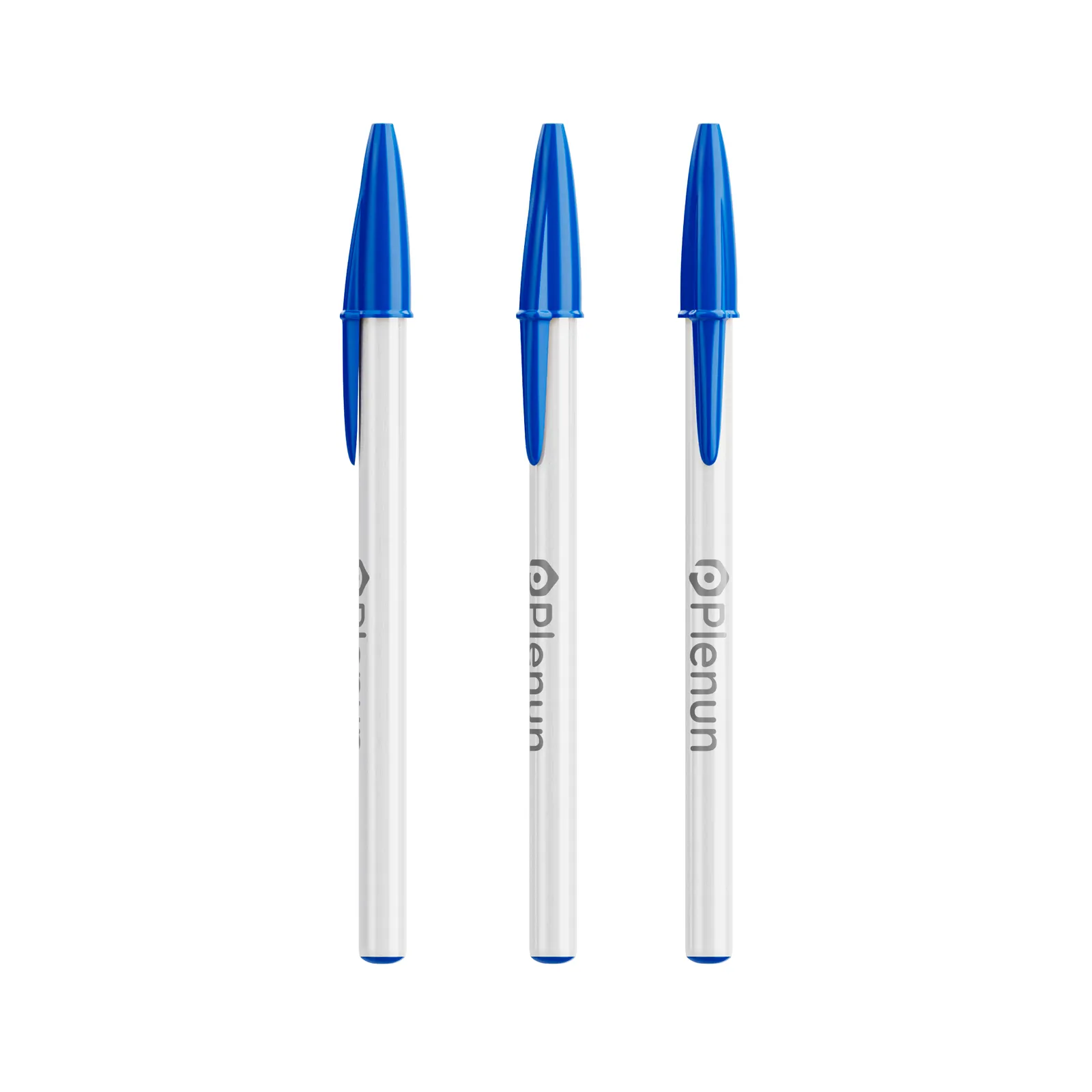 BIC® Style Ballpen, Weiß/ Blau/ Blaue Tinte – Bild 2