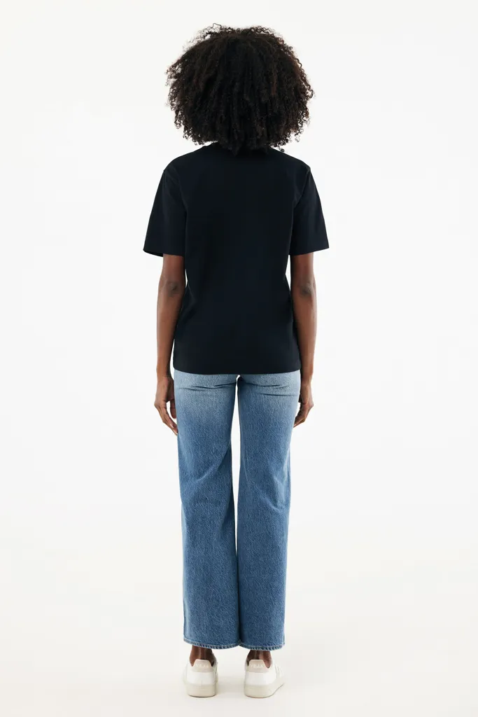 IQONIQ Nikko Heavyweight T-Shirt aus recycelter Baumwolle, schwarz – Bild 7