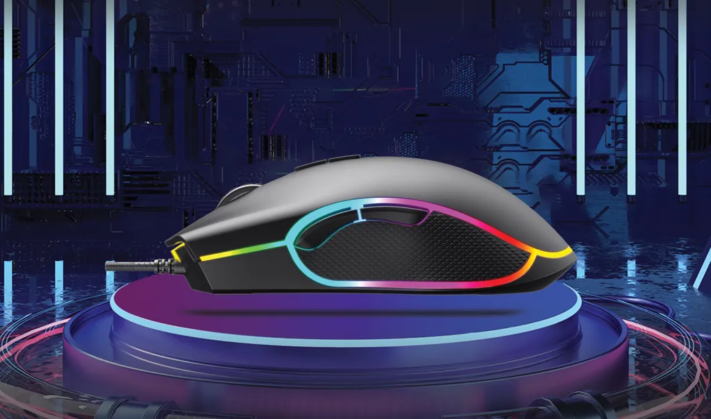 RGB Gaming Maus, schwarz – Bild 11