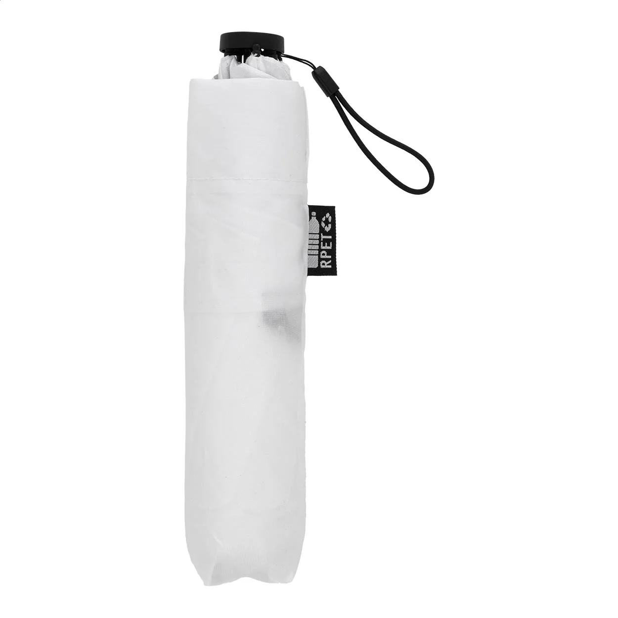 Ultraleichter RPET Taschenschirm Follight, weiß – Bild 3