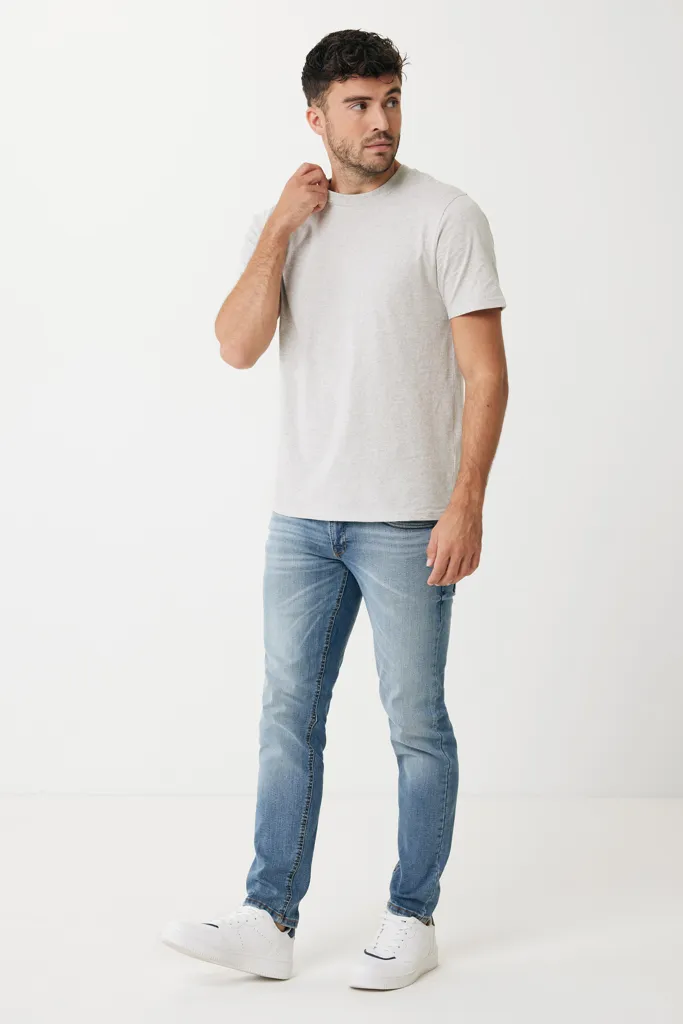 IQONIQ Sierra Lightweight T-Shirt aus recycelter Baumwolle, light heather grey – Bild 5